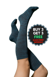 15-20 mmHg - HEATHERED - Unisex - Booms Compression Socks