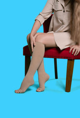 Open Toe: 20-30 mmHg - SOLID - Booms Compression - Wear Booms - Booms Compression Socks