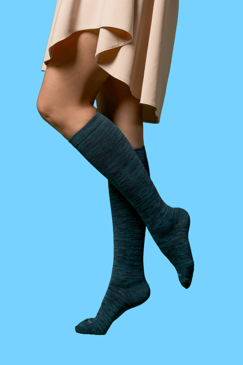 15-20 mmHg - HEATHERED - Unisex - Booms Compression Socks