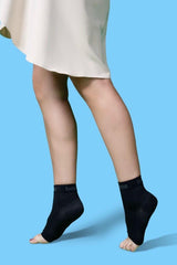 Short Ankle: 15-20 mmHg - Black - Booms Compression - Wear Booms - Booms Compression Socks